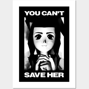 You can't save her Posters and Art